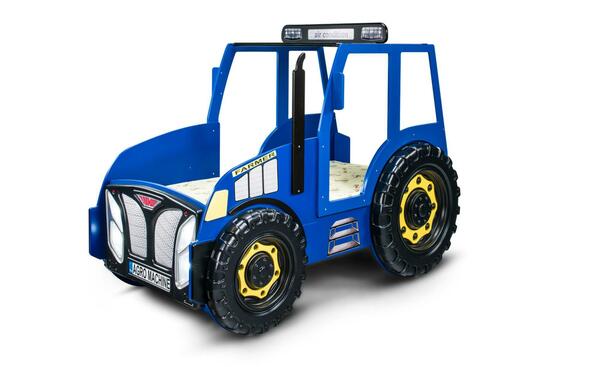 Bild 1 von Autobett Traktor blau Maße (cm): B: 111 H: 145 Kindermöbel