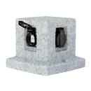Bild 4 von Grafner Steinoptik Steckdosensäule mit 4 Außensteckdosen Gartensteckdose Energiesäule Granit