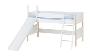 PAIDI Spielbett mit Rutsche  Ylvie weiß Maße (cm): B: 211,5 H: 150,4 T: 239 Kindermöbel