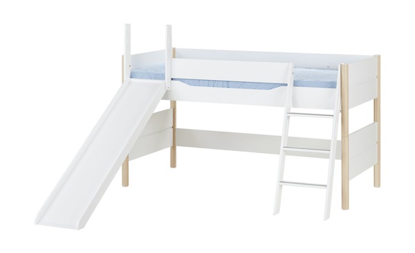 Bild 1 von PAIDI Spielbett mit Rutsche  Ylvie weiß Maße (cm): B: 211,5 H: 150,4 T: 239 Kindermöbel