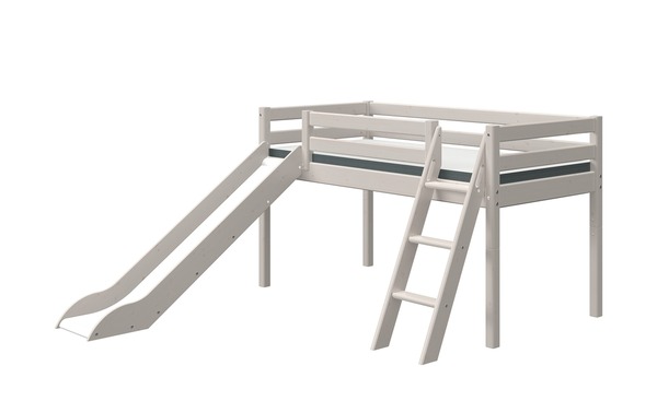 Bild 1 von FLEXA Classic-Hochbett, halbhoch  Flexa grau Maße (cm): B: 249 H: 120 Kindermöbel