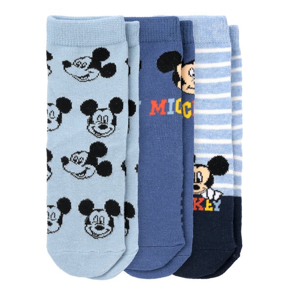 Bild 1 von 3 Paar Micky Maus Socken im Motiv-Mix