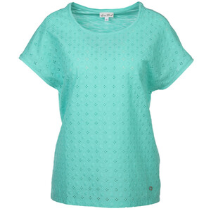 Damen Shirt mit Lochstickerei