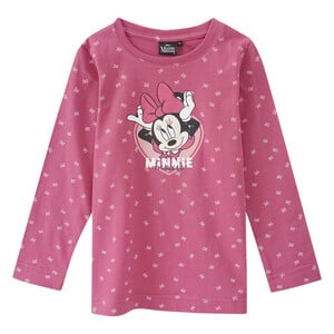 Minnie Maus Langarmshirt mit Glitzer-Details