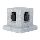 Bild 2 von Grafner Steinoptik Steckdosensäule mit 4 Außensteckdosen Gartensteckdose Energiesäule Granit