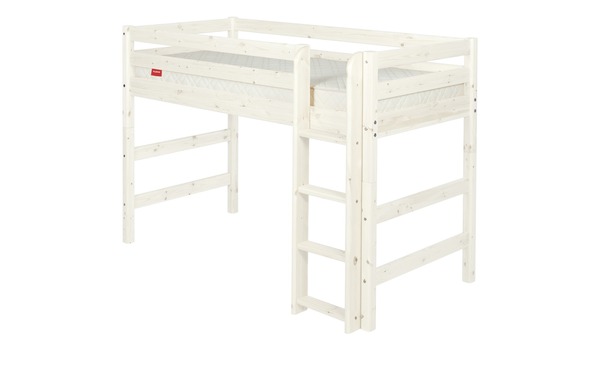 Bild 1 von FLEXA Mittelhohes Bett weiß Maße (cm): B: 110 H: 143 Kindermöbel