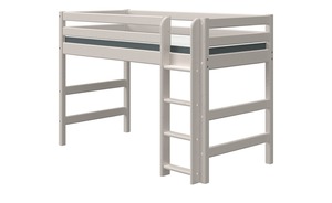 FLEXA Mittelhohes Bett grau Maße (cm): B: 110 H: 143 Kindermöbel