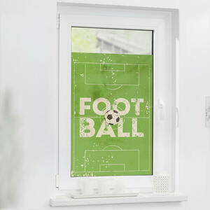LICHTBLICK Fensterfolie Fussball hellgrün B/L: ca. 50x50 cm