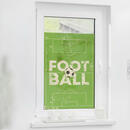 Bild 1 von LICHTBLICK Fensterfolie Fussball hellgrün B/L: ca. 50x50 cm