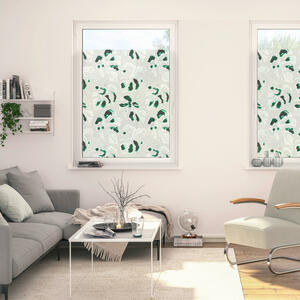 LICHTBLICK Fensterfolie Blätter grün B/L: ca. 50x50 cm