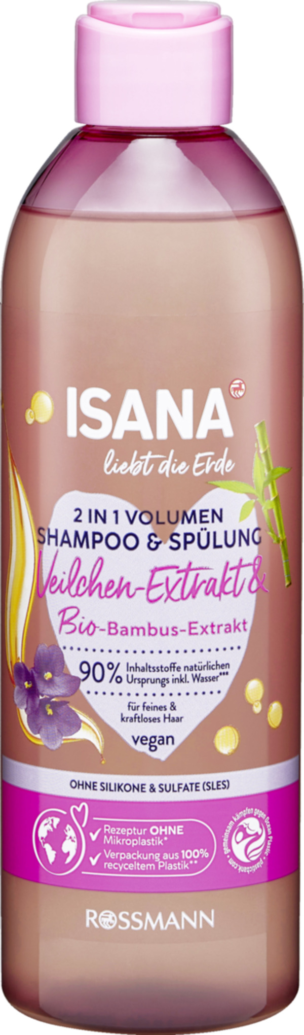 Bild 1 von ISANA 2in1 Volumen Shampoo & Spülung