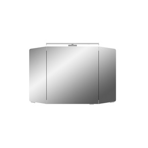 Pelipal Spiegelschrank 'Cassca' anthrazit Seidenglanz 100 cm LED-Aufsatzleuchte