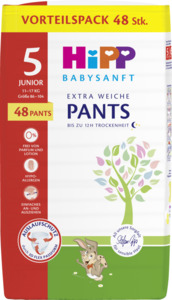 HiPP Babysanft Pants 5 Junior, Größe 86 - 104, 11 - 17 kg Vorteilspack