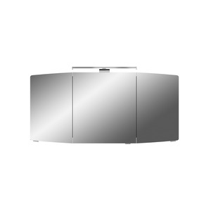 Pelipal Spiegelschrank 'Cassca' anthrazit Seidenglanz 140 cm LED-Aufsatzleuchte