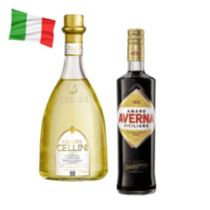 Averna Amaro Siciliano, Grappa Cellini  Oro, Grappa Cellini Cru oder Grappa Invecchiata Superiore