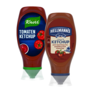 Hellmann's Ketchup oder Knorr Ketchup