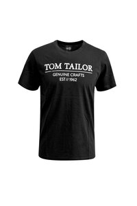Tom Tailor T-Shirt mit Print, Black - Gr. 2XL - versch. Ausführungen