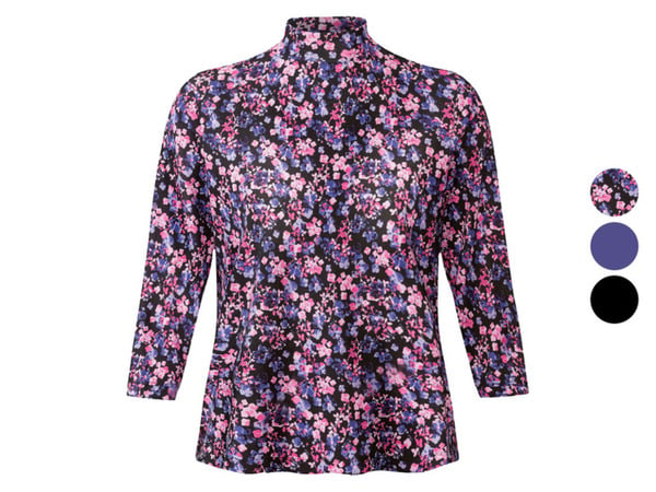 Bild 1 von esmara® Damen Shirt, leger geschnitten, mit 3/4-Ärmel