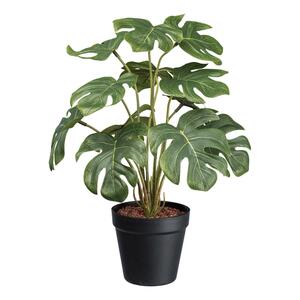 Kunstpflanze Spliphilodendron in Grün