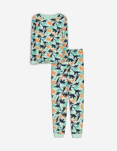 Kinder Pyjama Set aus Sweatshirt und Hose - Allover-Print