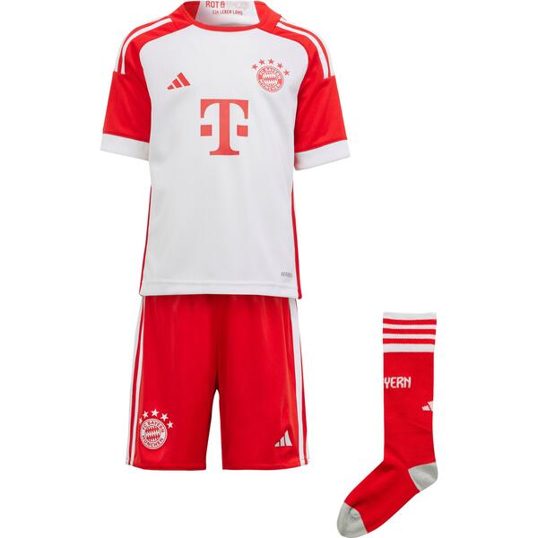 Bild 1 von adidas FC Bayern München 23-24 Heim Minikit Teamtrikot Kinder