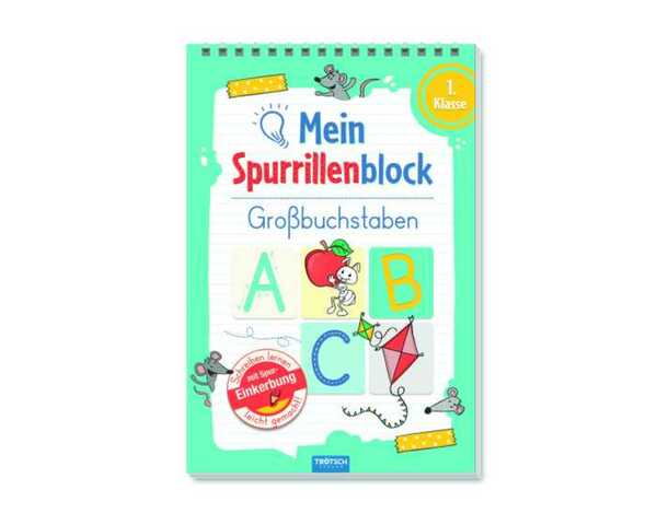 Bild 1 von Trötsch Mein Spurrillenblock Großbuchstaben Übungsbuch 48 Seiten