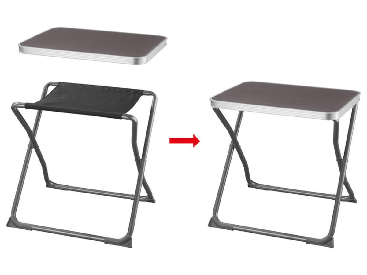 LIVARNO home Hocker/Tisch, 2in1, klappbar von Lidl ansehen!