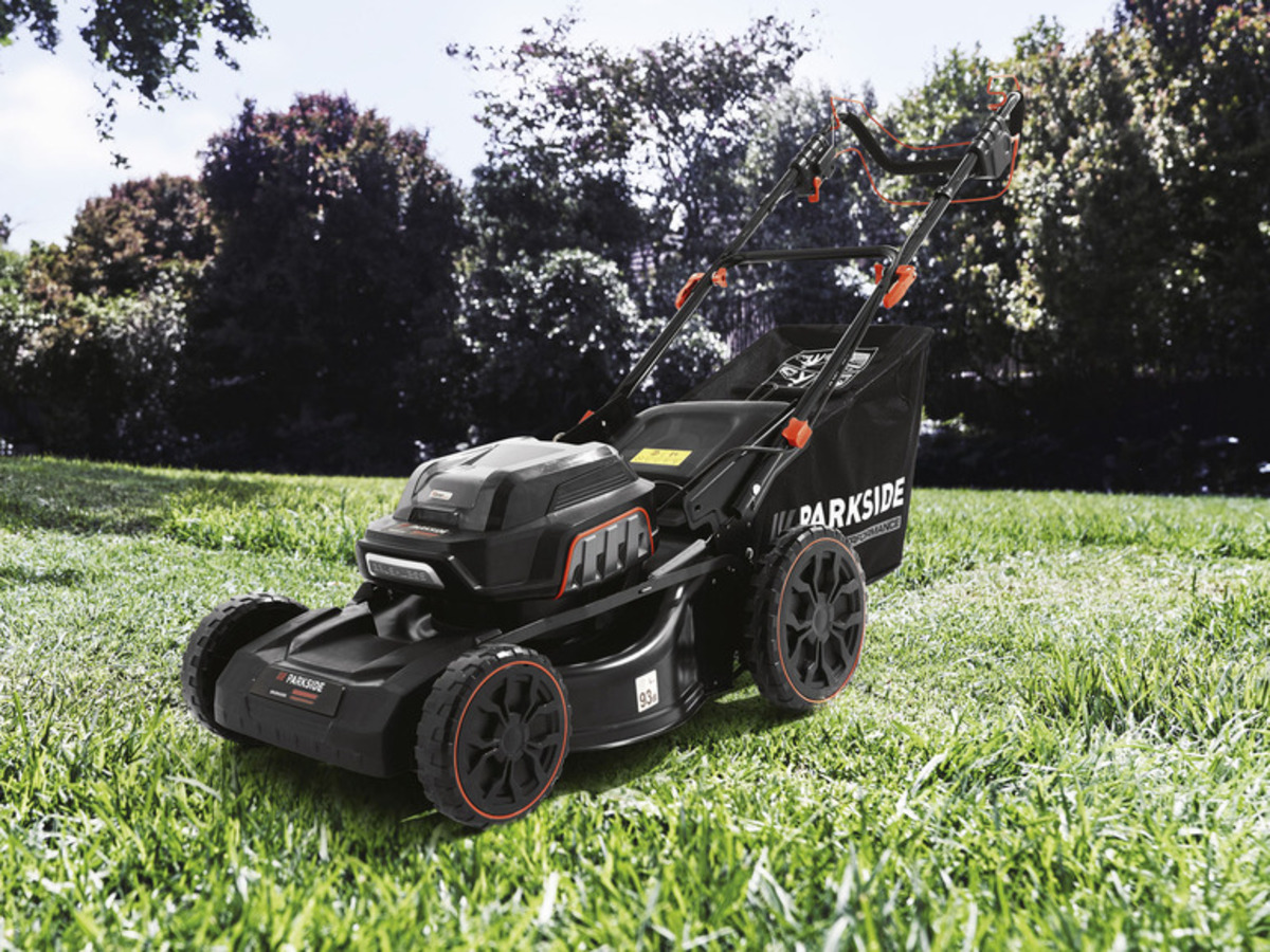 PARKSIDE® 40 V AkkuRasenmäher »PPRMA 40Li A1«, Set mit 2 Smart Akkus