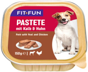 FIT+FUN Pastete 11x150g Kalb & Huhn