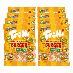 Trolli Party Burger Minis 170 g, 8er Pack