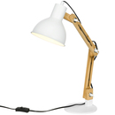 Bild 1 von HOMCOM Schreibtischlampe 40W Leselampe, verstellbare Klemmleuchte, Tischleuchte mit E27 Sockel, Nachttischlampe exkl. Glühbirne, für Büro, Wohnzimmer, Metall, Weiß