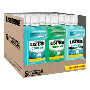 Listerine Mundspülung 750 ml, verschiedene Sorten, 12er Pack