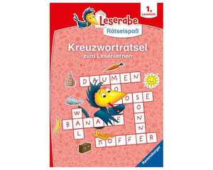 Ravensburger Leserabe Rätselspaß Kreuzworträtsel zum Lesenlernen 1. Lesestufe