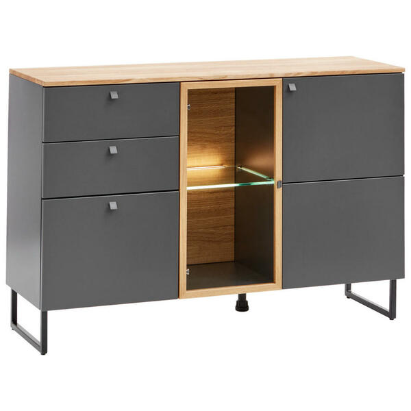 Bild 1 von Valdera SIDEBOARD Grau, Eiche