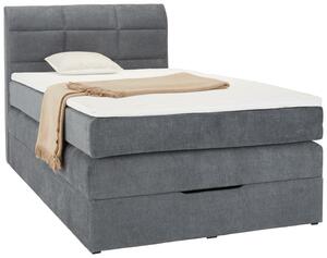 Boxspringbett in Grau ca. 90x200cm