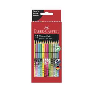Faber-Castell Buntstifte Colour Grip in Sonderfarben 12er