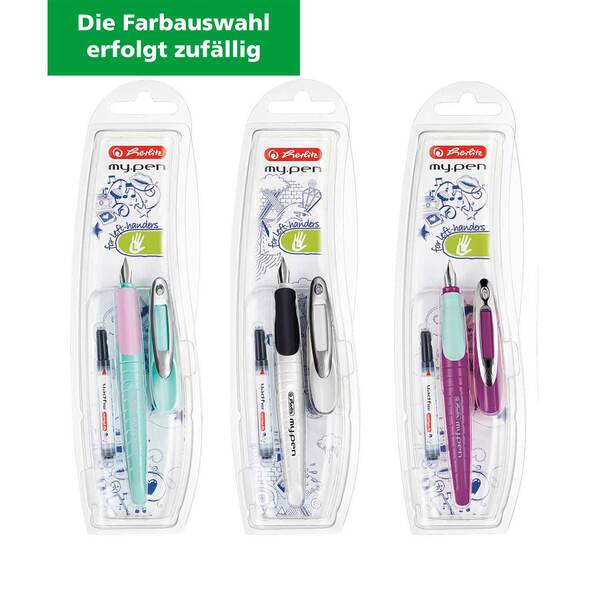 Bild 1 von Herlitz Füllhalter my.pen mit L-Feder LH (Farbauswahl erfolgt zufällig)