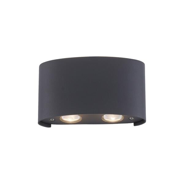 Bild 1 von LED-Wandleuchte Carlo in Schwarz max. 4,5 Watt Wandlampe