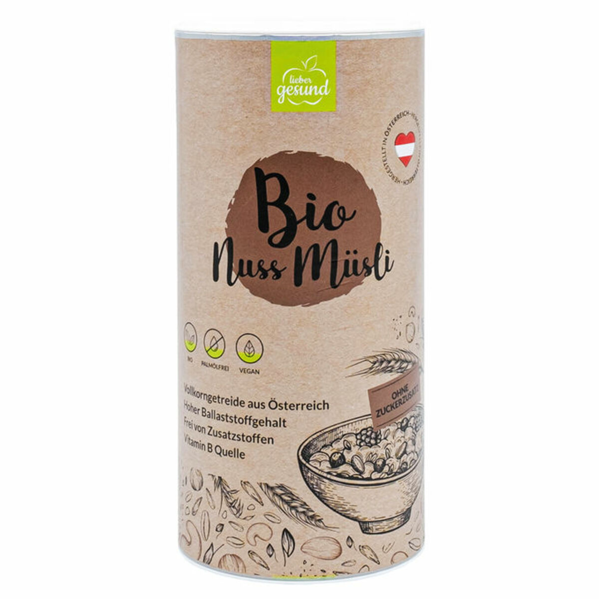 Bild 1 von Lieber Gesund BIO Nuss Müsli