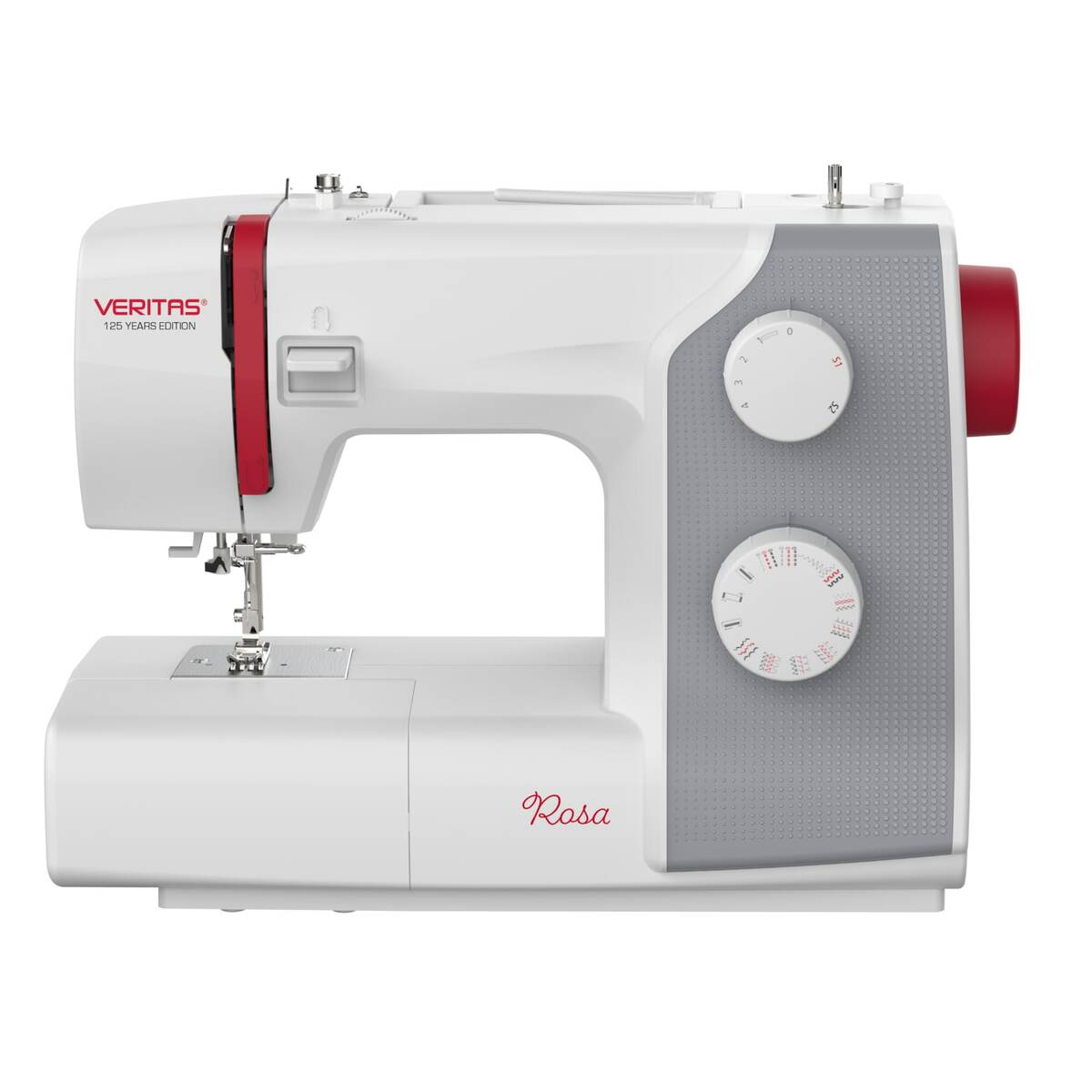 Bild 1 von VERITAS Rosa Nähmaschine "125 Years Edition" 4-Stufen-Knopflochprogramm 23 Stichprogramme