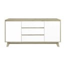 Bild 1 von CASAVANTI Sideboard 140 x 75 cm Holzdekor/weiß