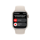 Bild 4 von APPLE Watch Series 8 (GPS) 41 mm Smartwatch Aluminium Fluorelastomer, 130 - 200 mm, Polarstern