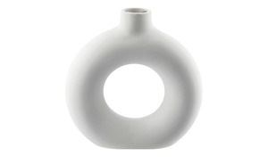 Vase weiß Porzellan Maße (cm): B: 15,5 H: 16 T: 4,5 Dekoration