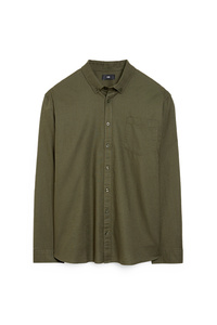 C&A Oxford Hemd-Regular Fit-Button-down, Grün, Größe: 3XL