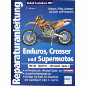 Bucheli Reparaturanleitung Enduros, Crosser und Supermotos, 176 S. Motorbuch Verlag
