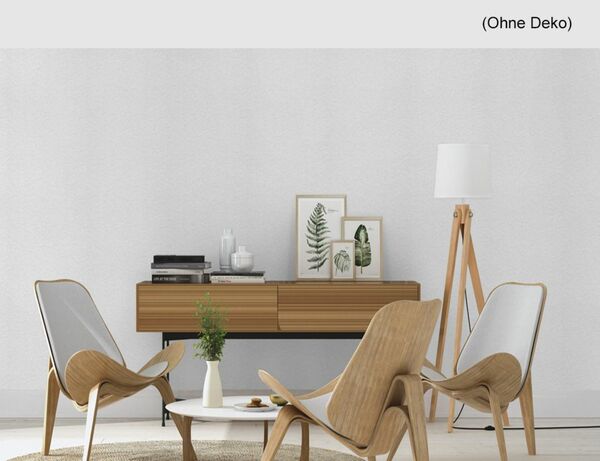 Bild 3 von Papiertapete Uni weiß