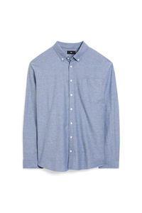 C&A Oxford Hemd-Regular Fit-Button-down, Blau, Größe: 3XL
