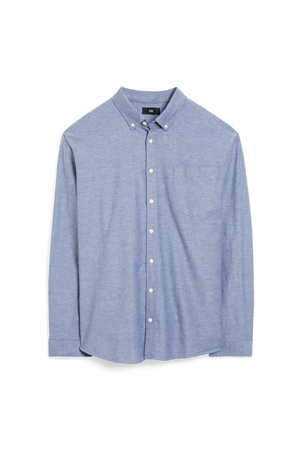 Bild 1 von C&A Oxford Hemd-Regular Fit-Button-down, Blau, Größe: 3XL