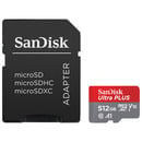 Bild 3 von SANDISK Ultra® PLUS microSDXC™‐UHS‐I‐Karte, Micro-SDXC Speicherkarte, 512 GB, 160 MB/s