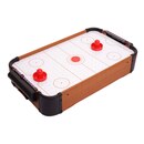 Bild 1 von Mini Air Hockey MCW-J10, Tischspiel Lufthockey inklusive Zubehör, Holz 56x30x10cm